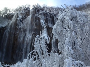 Bild 5: Der Nationalpark Plitvica Jezera zur Winterzeit - Ein Winterwonderland!